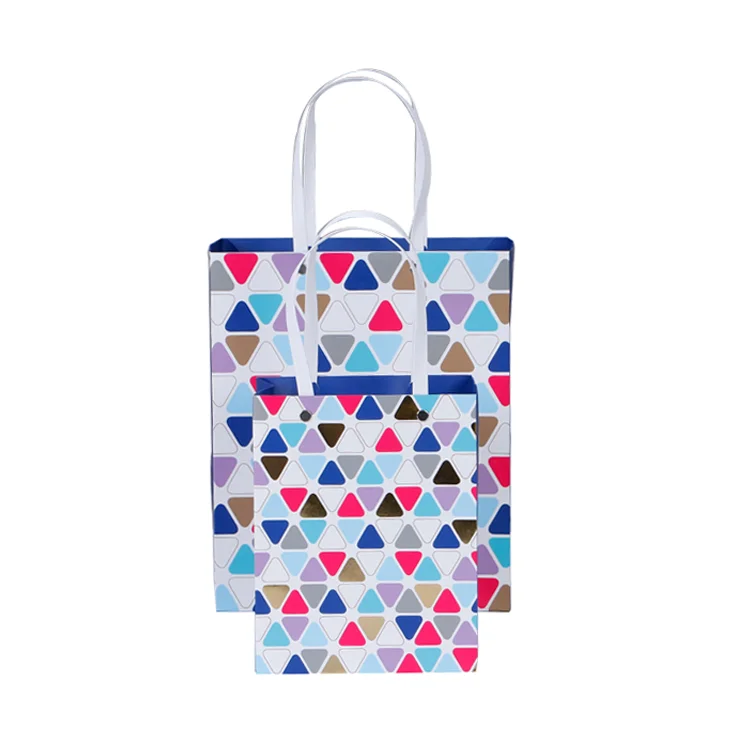 bolsa with geometric pattern