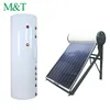 Small flat solar water heater 60l solar panel boiler heater hot water tank 1 coil