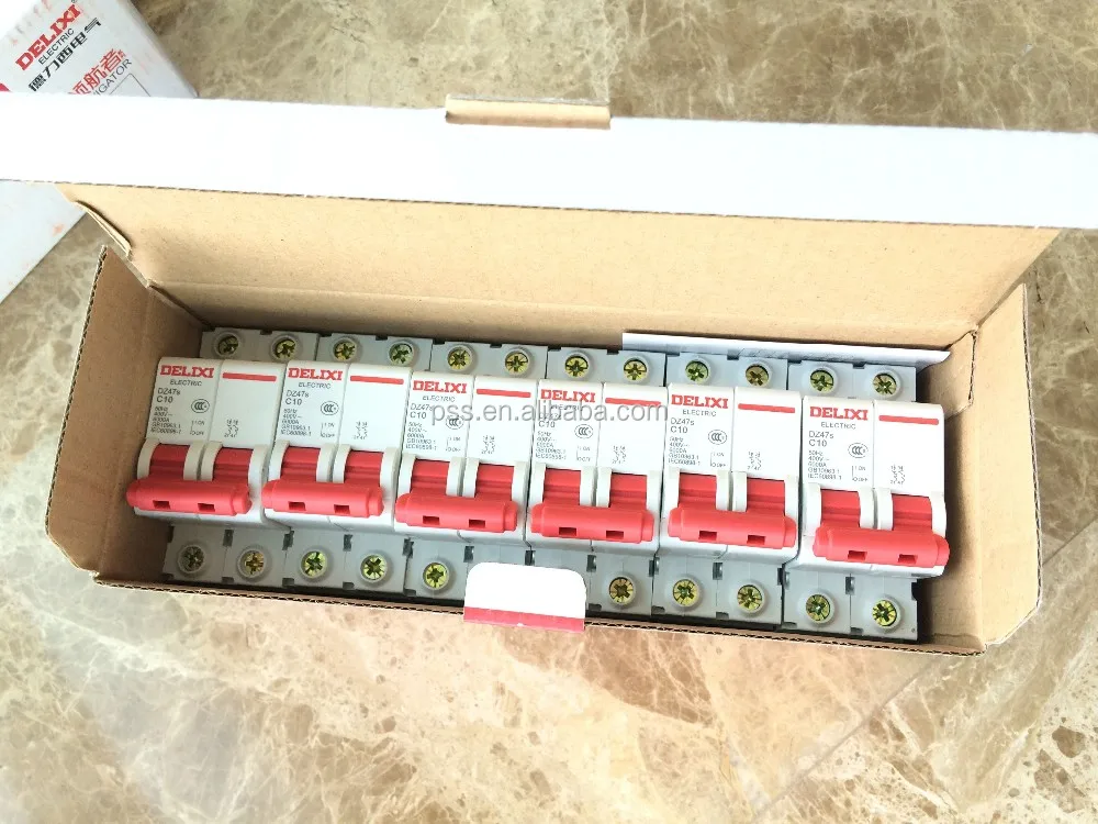 Delixi Dz47s 63a 4p Ac Miniature Circuit Breaker Electrical Symbol