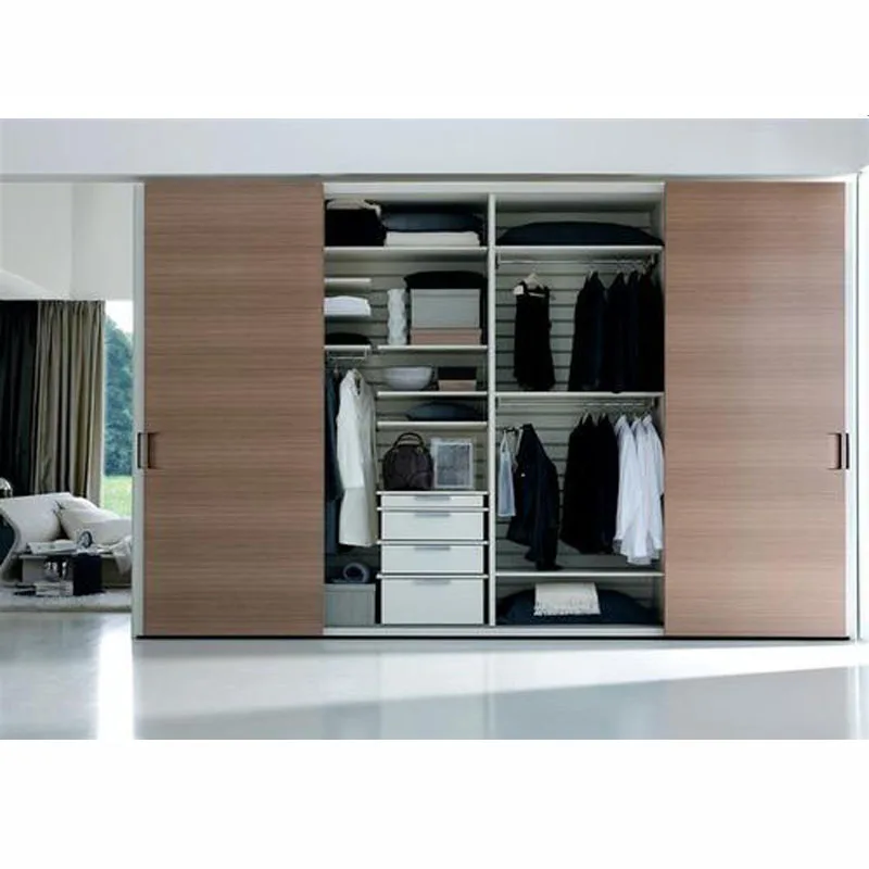 European Style Customized Sliding Door Wardrobe Designs For