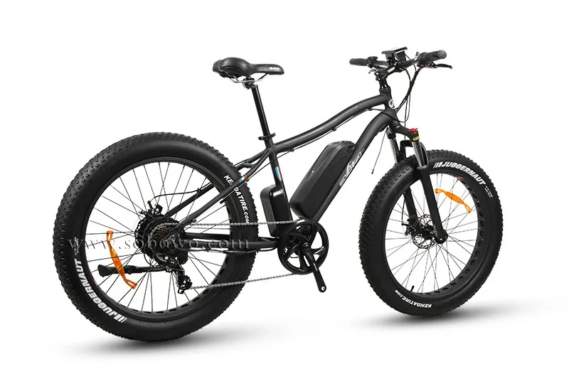 6ah fat tyre mountain electric bicycle with bafang hub motor