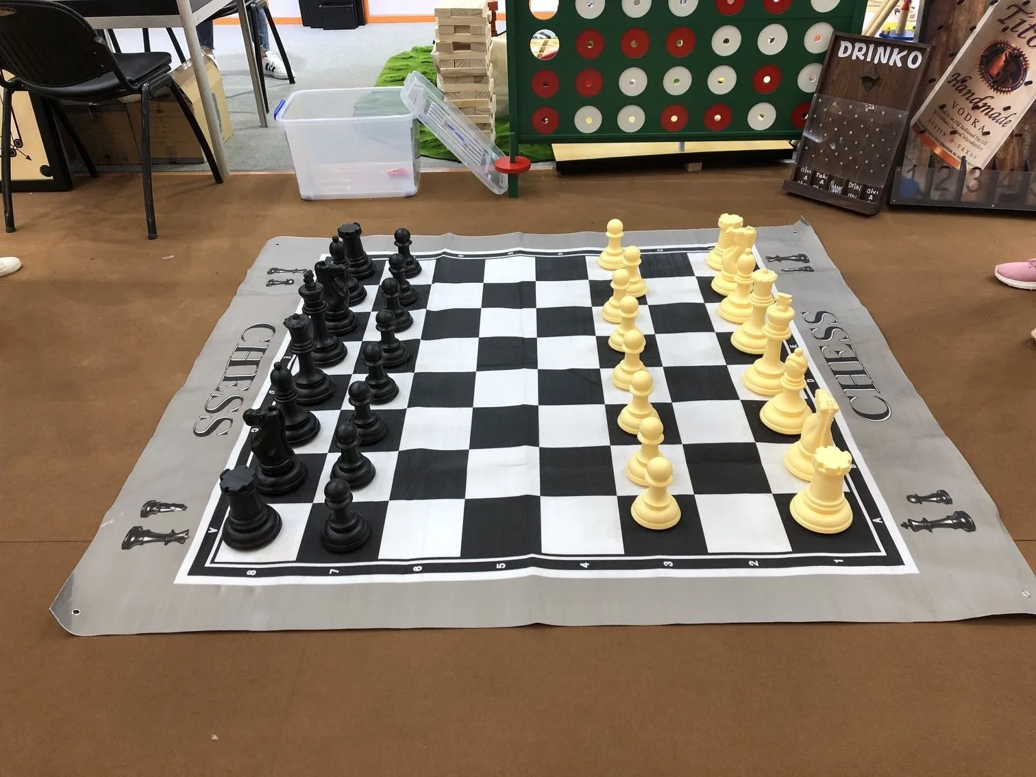 Outdoor Giant Chess Set,Outdoor Chess Set,Plastic Chess Set With 10