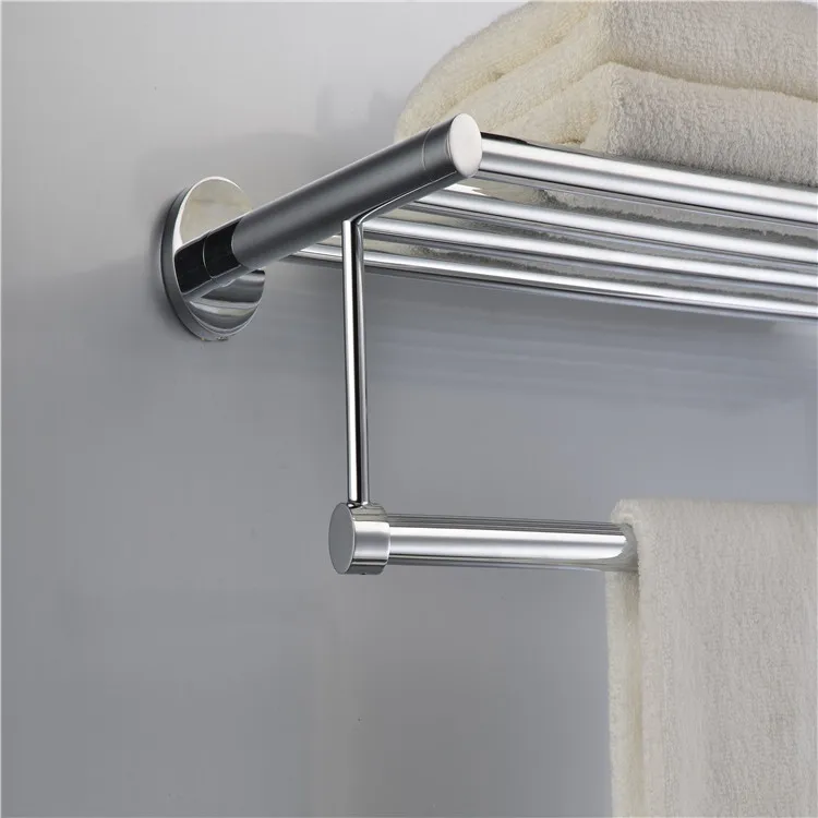 High Quality Wall Mounted Brass Chrome Finished Towel Rack Buy