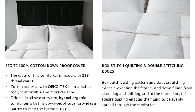 Hypoallergenic Duck Goose Down Comforter Duvetquilt Machine