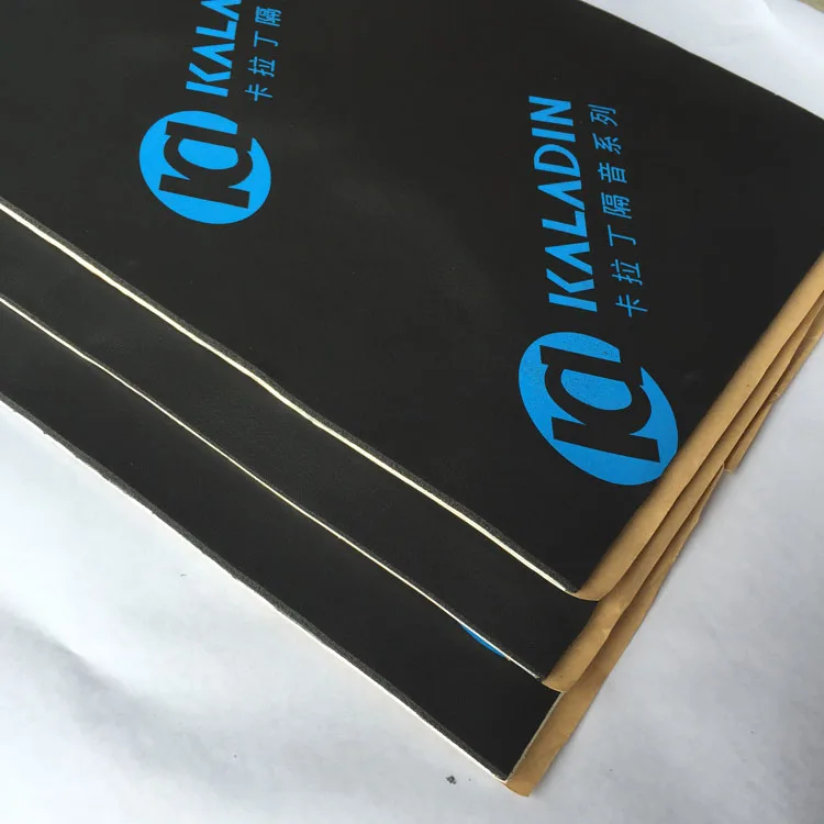 High Density Soundproofing Foam Vibration Absorbing Butyl Rubber Mats