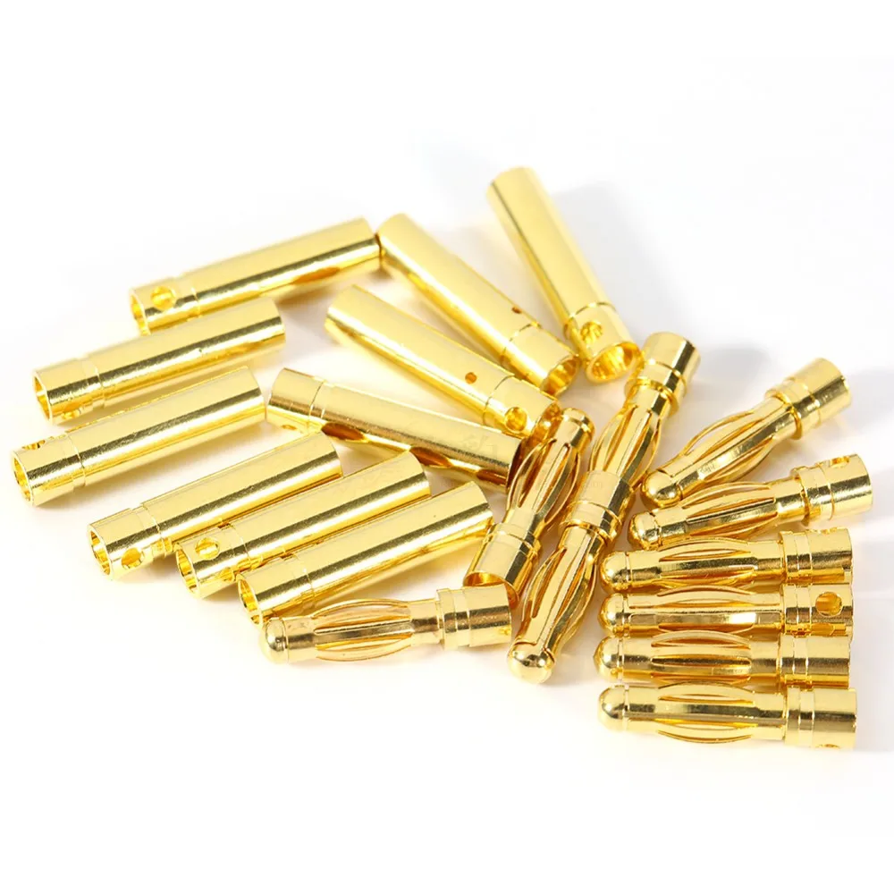 Gold-plated Banana Plug With Pure Copper 2mm 3mm 3.5mm 4mm Bullet ...