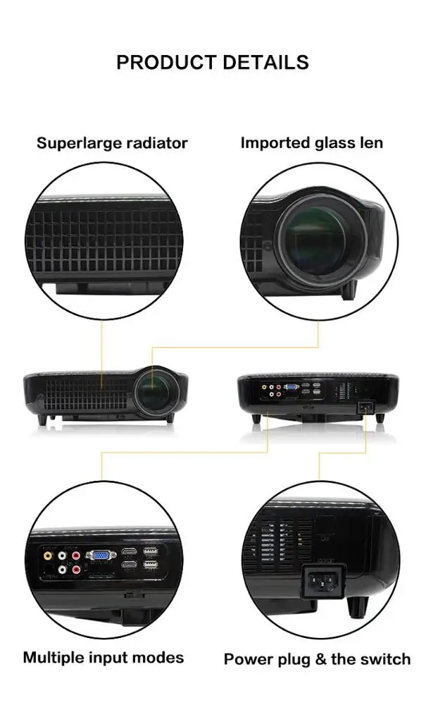 Rohs Mini All In One Mini Computer 2000 Lumens Led Projector Manual