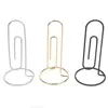 Custom crafts spring clip stand table card holder menu clips