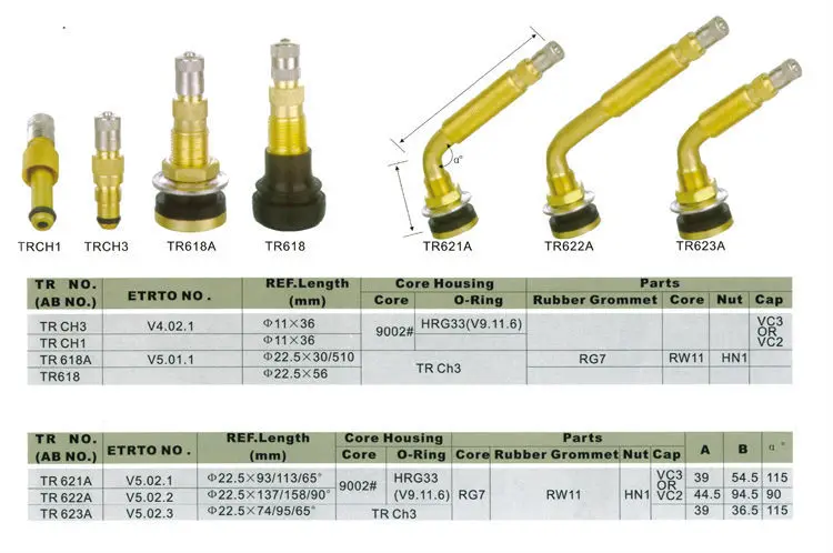 Schrader Valve Stem Agriculture Tire Valve From Ningbo - Buy Tire Valve ...