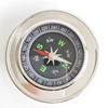 High Quality Classic Silver Outdoor Pocket Metal Compass