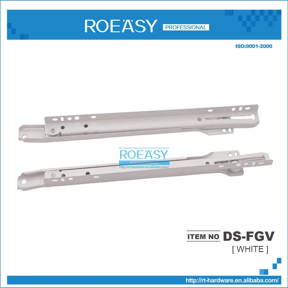 White Powder Coated Fgv Type Drawer Slide Buy Fgv Type Drawer