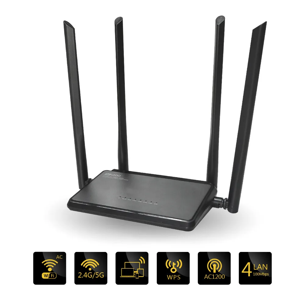 Winstars Ac1200 Dual Band Smart Wifi Router Wireless Ac 1200mbps Router ...