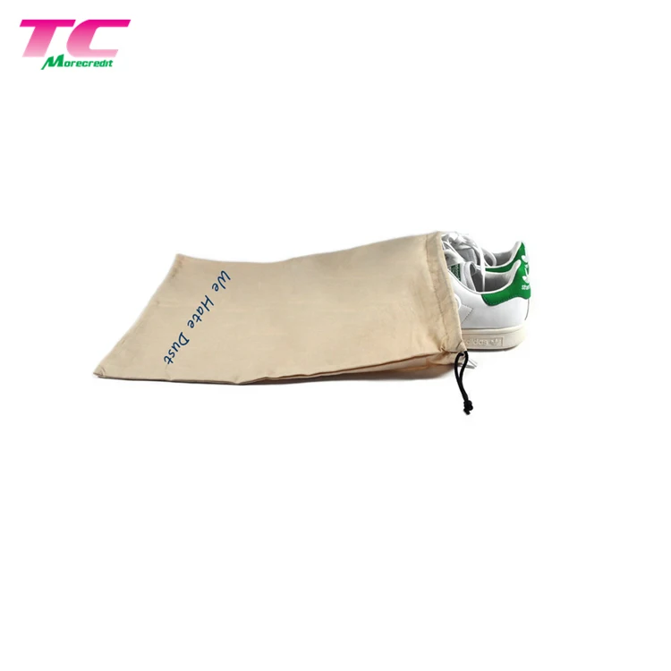 Custom Printed Drawstring Shoe Storage Dust Bags Promotional Reusable
