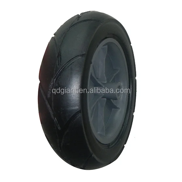 7inch small pu foam wheel /flat free tire