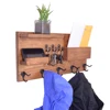 Key Rack Entryway Organizer Coat Hooks Key Rack Mail Holder