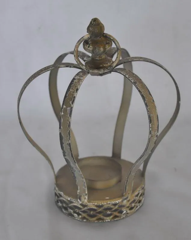 Wholesale Decorative Crown Iron Candle Holder Buy Crown Candle Holder
