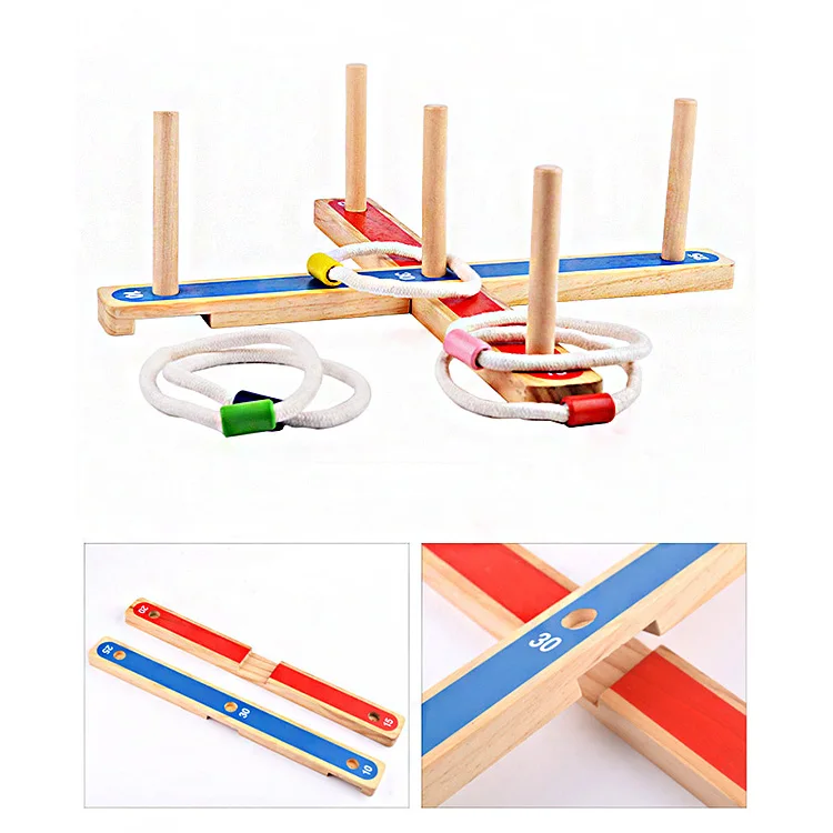 Wooden Ring Toss Quoits Game Set Perfect For Garden Toys - Buy Ring ...