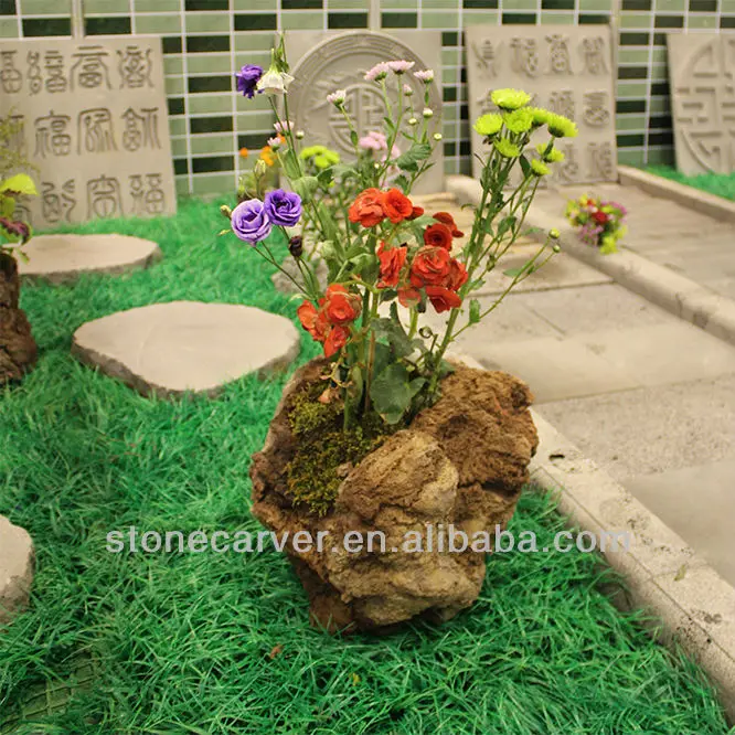 Large Decorative Volcanic Rock Planters Buy Rock Planters,Volcanic