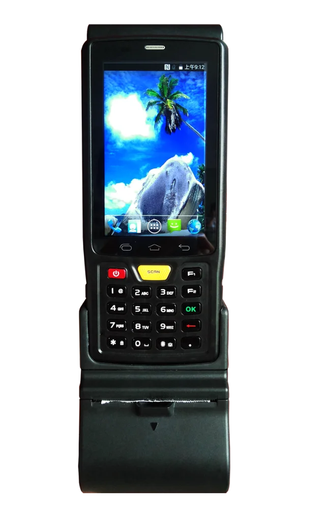 Promotion Rugged IP65 Logistic Courier Android Handheld 3G PDA 1D Barcodes scanners 2D Barcode 4G LTE WIFI GPS 4'' Touch Screen