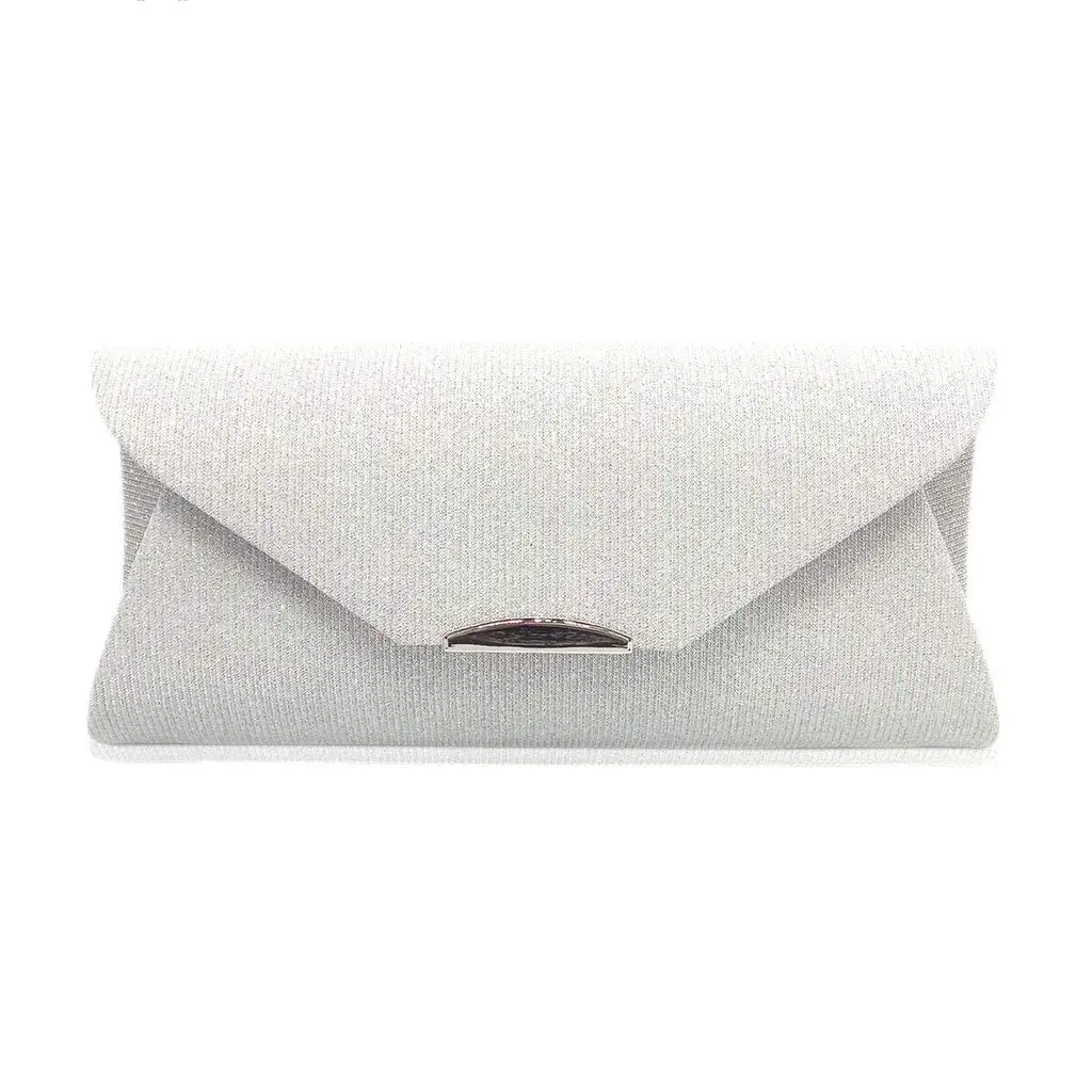 white clutch bag with strap