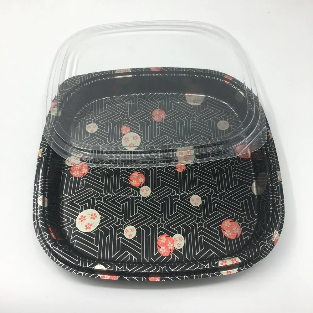 Sm13112b Wholesale Plastic Crawfish Trays Vegetable Salad Containers