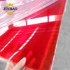 JINBAO factory wholesale customize size and color plastic perpex board 1220x2440x2mm translucent red cast acrylic sheet