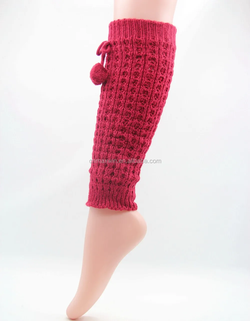 Fashionable And Cute Leg Warmer With Pom Pom Design Women Girls Buy Leg Warmer,Knitted Leg