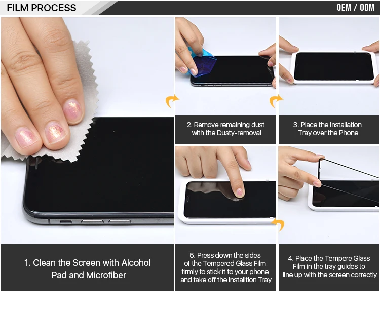 Wholesale Price Glass 10D For iphone series  Full Glue Tempered Glass Screen Protector for iphone 11 pro max