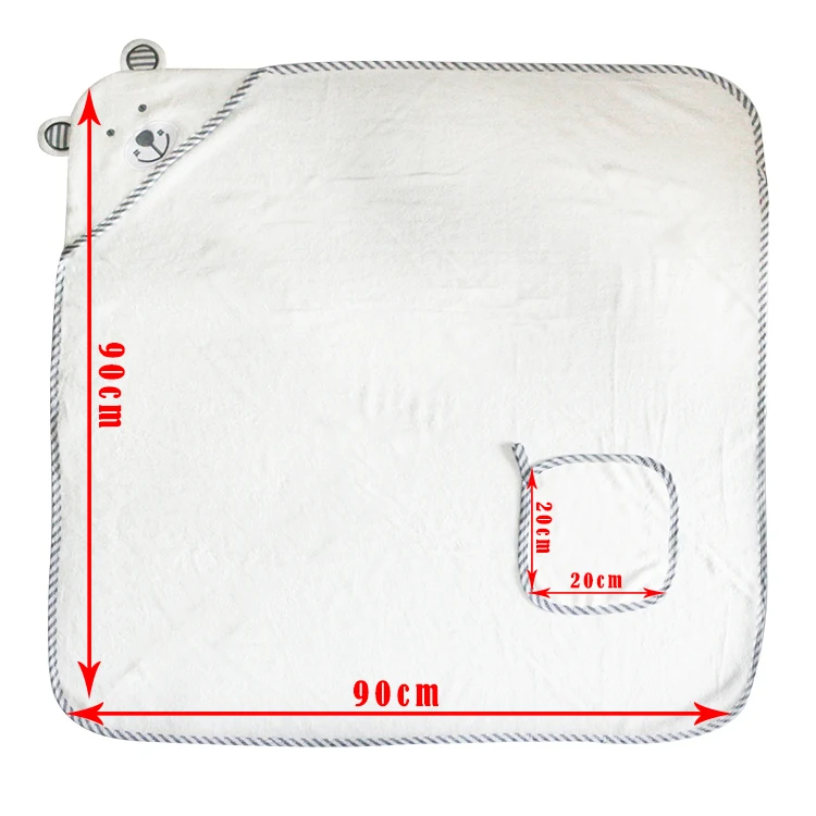 Animal Baby Amazon Hot Sale China Supplier 100% Bamboo Gold Wholesale Solid Color Hooded Towel