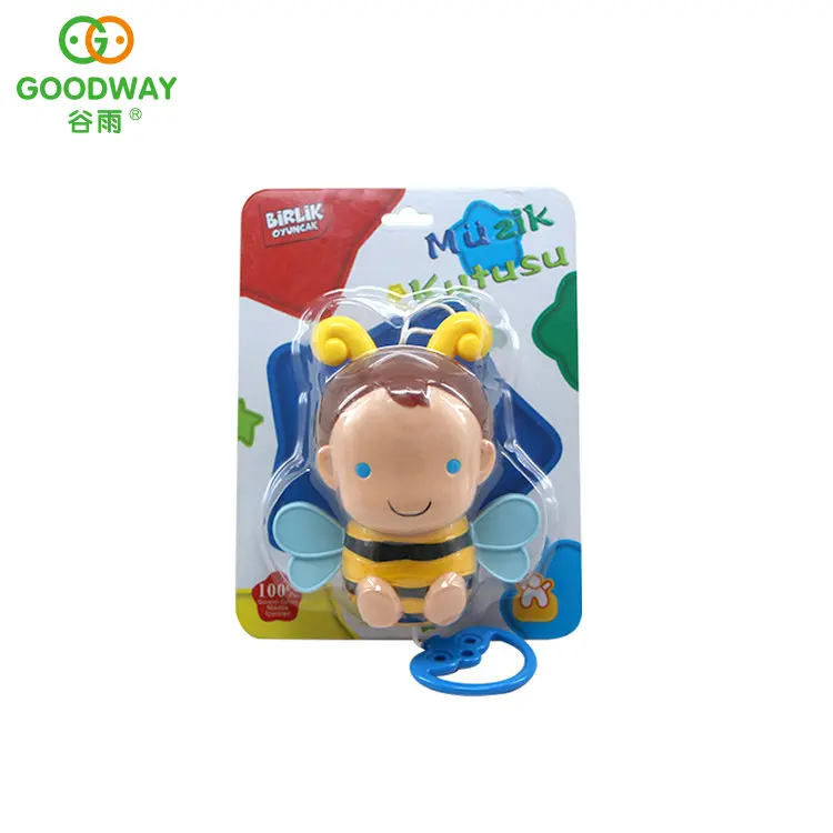 Cartoon Bee Baby Music Bell Toy Pull Line Toys