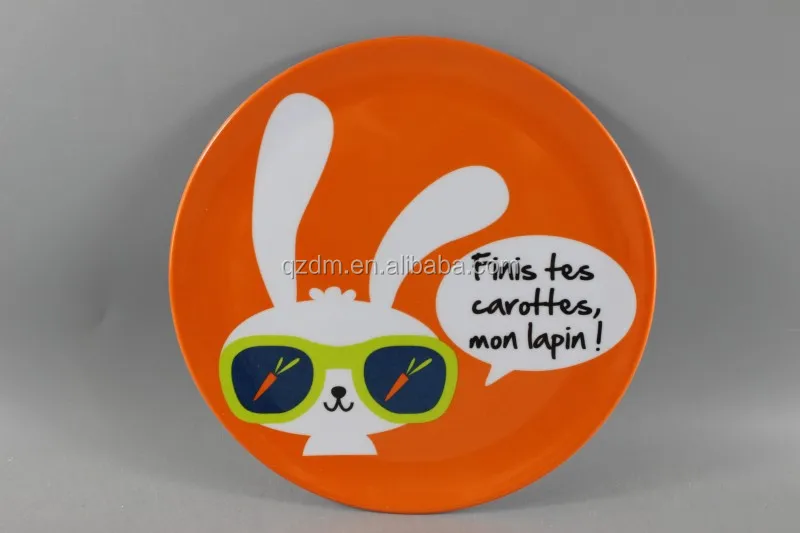 8 inch Melamine kid's dinner plate