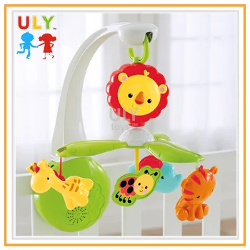 4 In 1 Baby Crib Hanging Toys Musical Baby Bed Hanging Toy