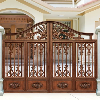 Rongo Low Price Laser Cut Modern Steel House Gates Grill Design