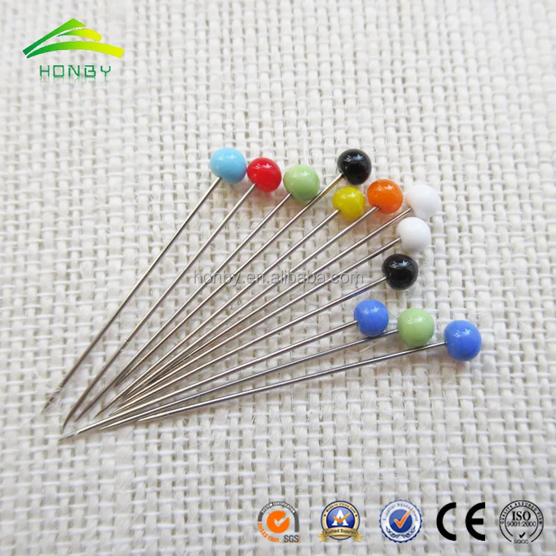 200PCS Corsage Pins, Teardrop Pearl Sewing Pins, Long 2inch Straight Sewing  Wedding Bouquet Pins for Wedding, Jewelry, Flower DIY Decoration, Quilting