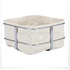 8 Inch Square Basket Bread Storage with Cotton canvas lining for Restaurant tabletop serving