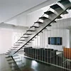 interior wrought iron Crystal Hand commercial plexiglass newels and horizontal banister indoor railing