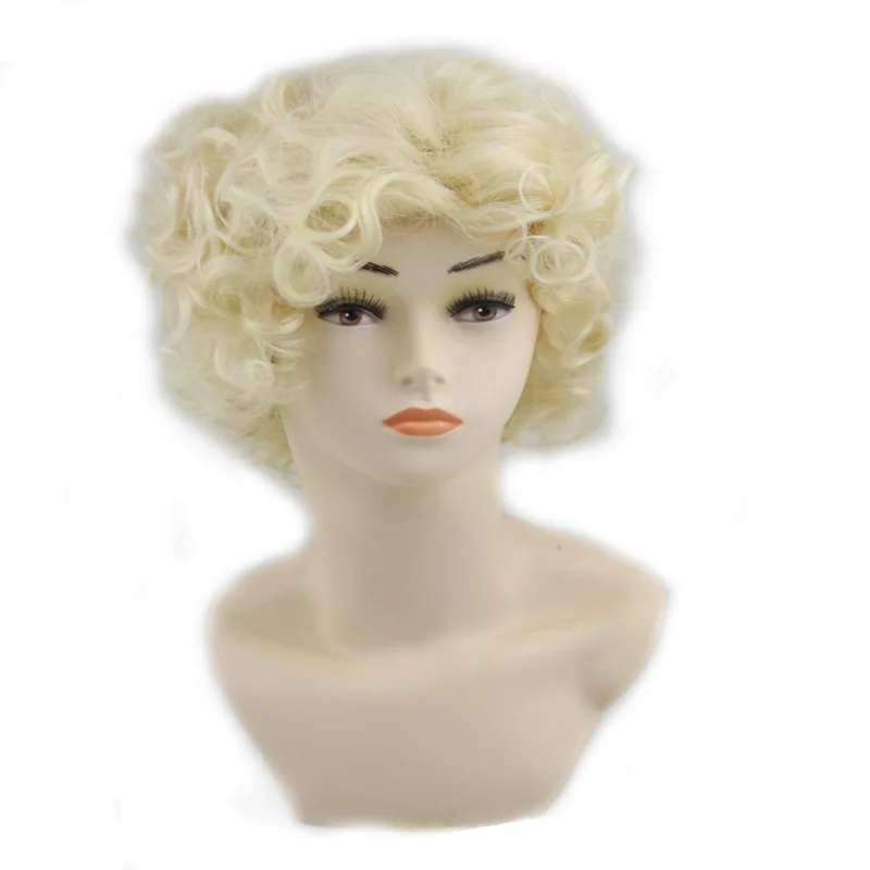 bouffant blonde wig