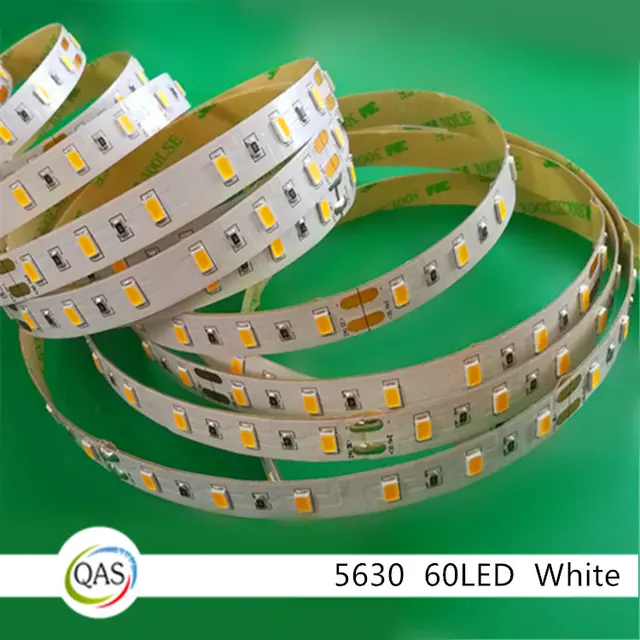 60led/m の 5630 ストリップ 24vDC ウォームホワイト/ホワイト IP20 ストリップライト led ストリップテープ