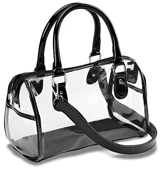 Designer Inspired Clear Satchel Handbag,Clear Pvc Bag,Clear Ziplock ...
