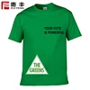 Custom Printing Cheap Election Tshirt Cotton For Australia The Greens Party
