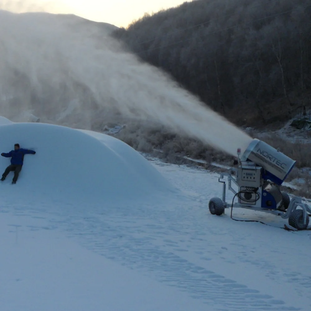 Simple Operation Artificial Snow Machine Ski Resort Artificial Snow