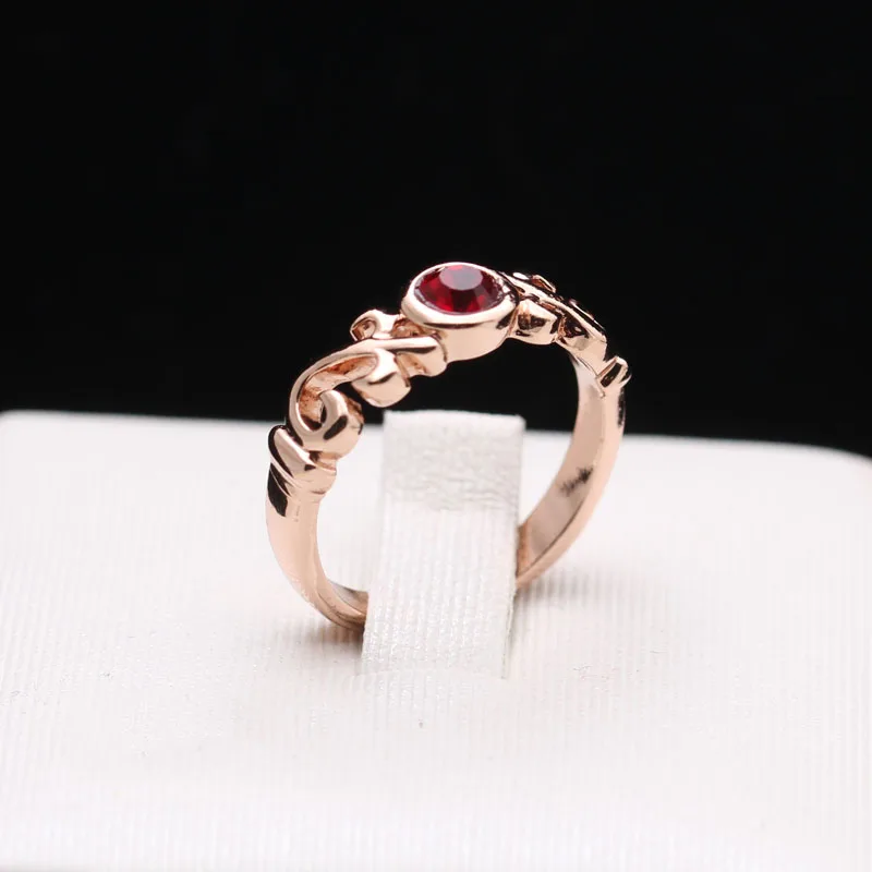 Cheap Single Stone Gold Ring Design For Women Africa Gemstone Alloy