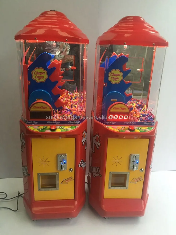 Indoor Arcade Game Coin Operated Kids Lollipop Candy Vending Machine ...