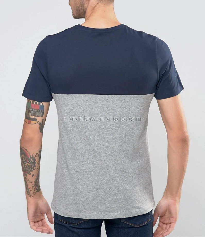 grey t shirt with pocket