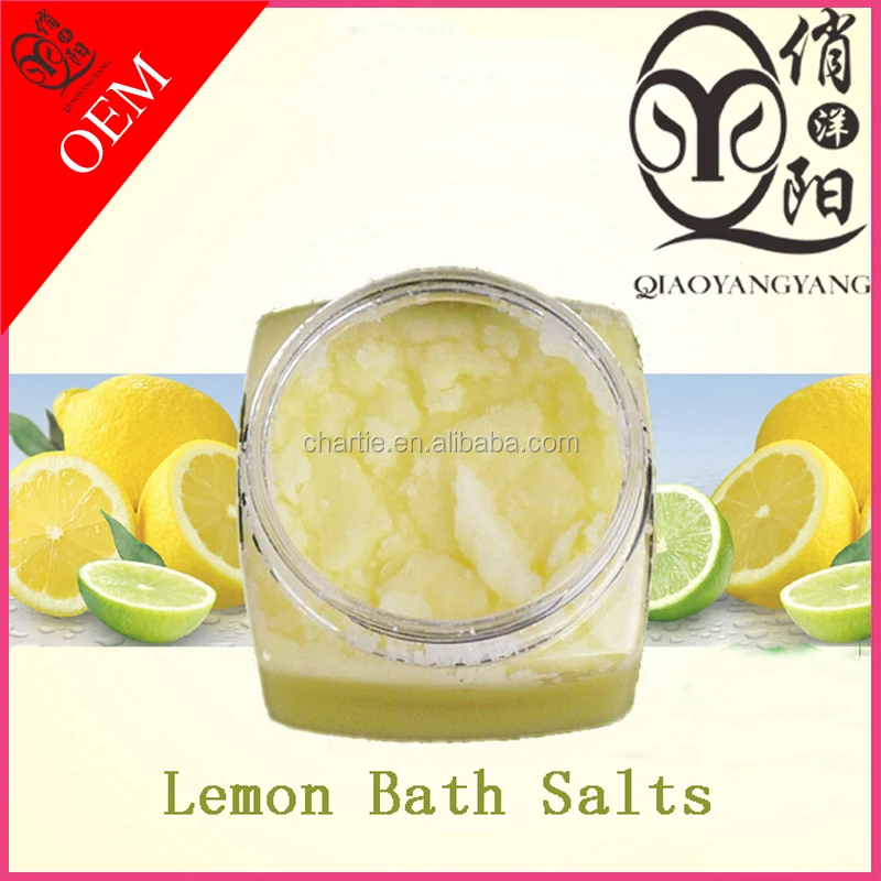 Lemon Essential Oil Bath Salts Exfoliator Skin Nourishing Oem Buy