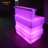 fashion reception pub bar counter different colors led bar counters