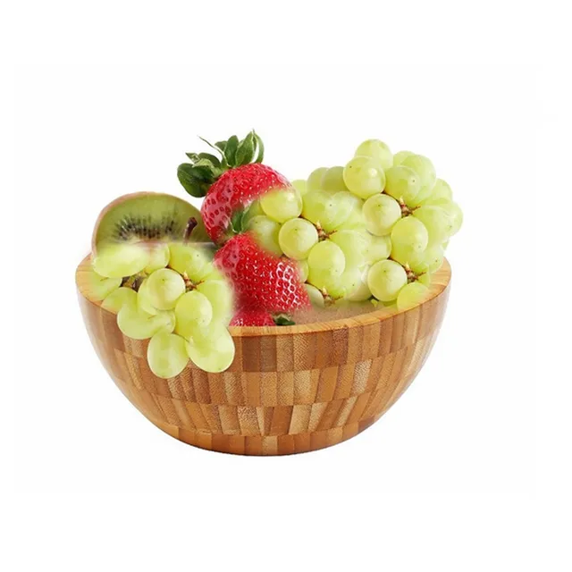 porcelain salad bowl set hotel restaurant bamboo fruit bowl