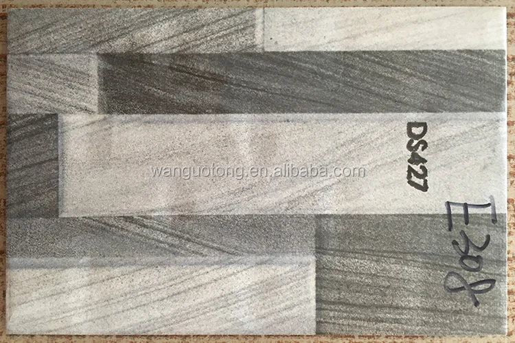 20x30 Grey Glazed Porcelain Bathroom Wooden Ceramic Wall tile