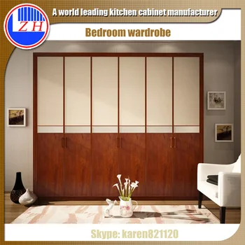 Sliding Door With Grey Mirror Wardrobe Customized Size And Design