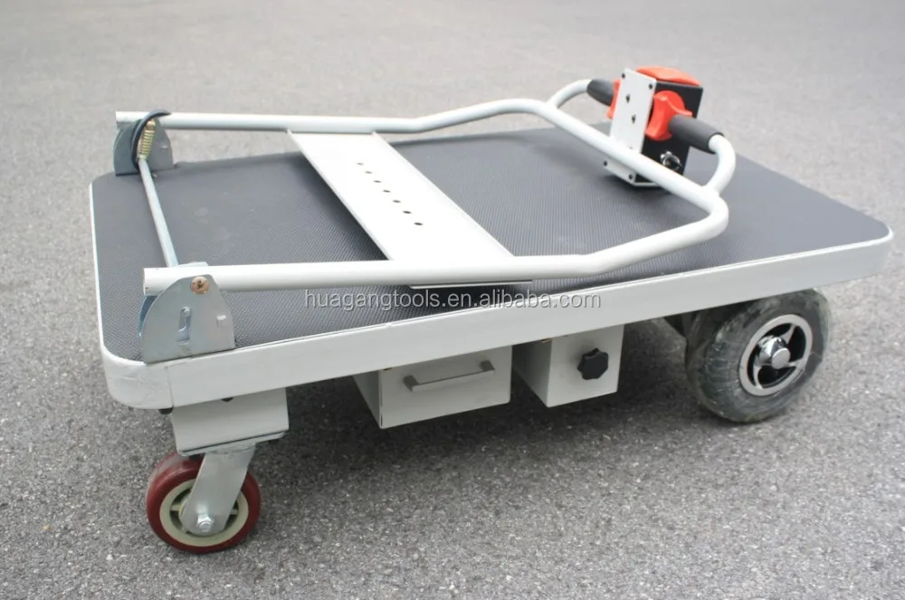 Electric Hand Truck With Foldable Hand For Materials Handling Hg101